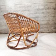Living room - sofa, pair of armchairs - bamboo