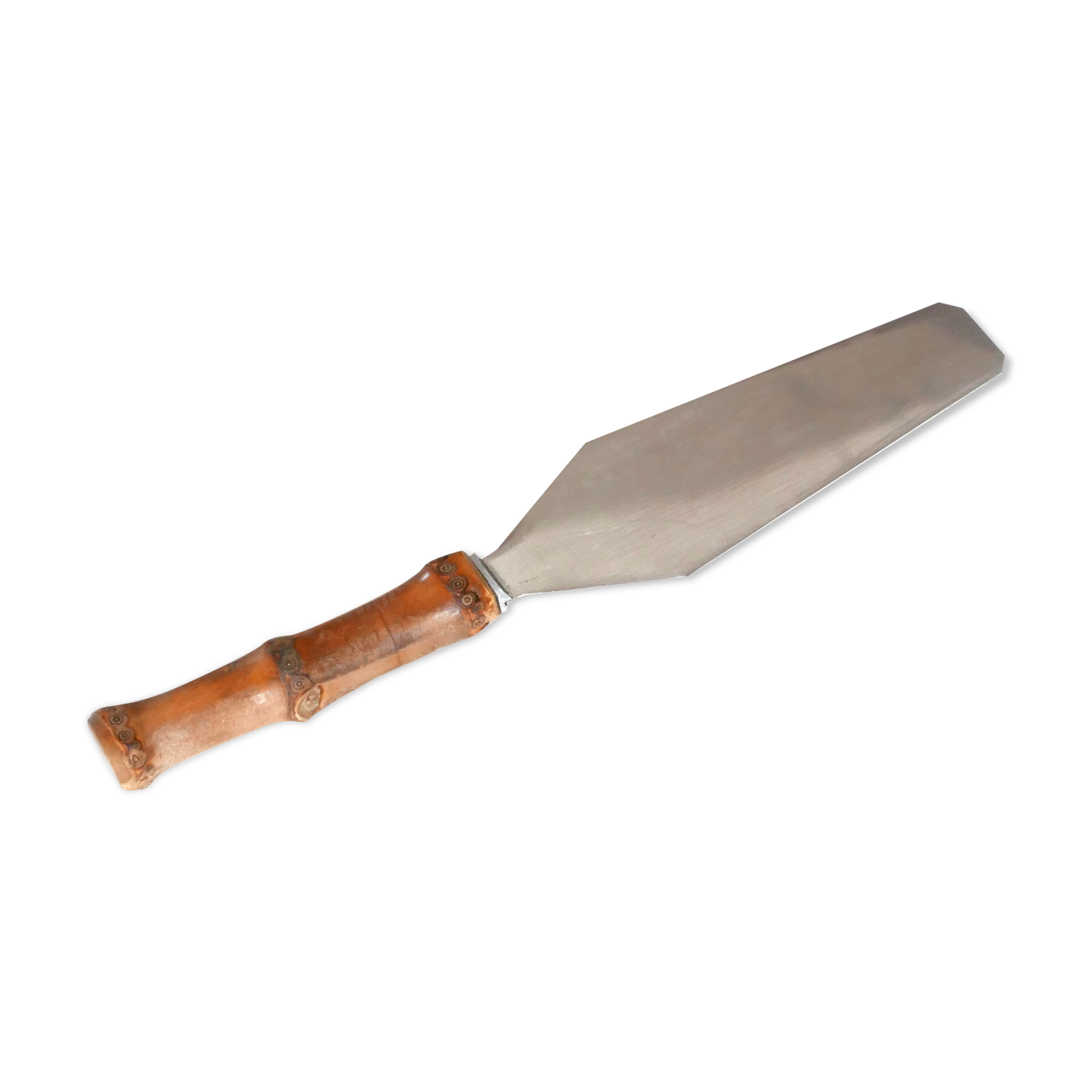 Pelle à tarte avec manche en bambou, années 60