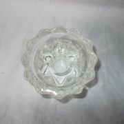 Bougeoir forme en “étoile” en verre cristal