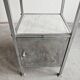 Secessionist furniture in marble and nickel-plated brass