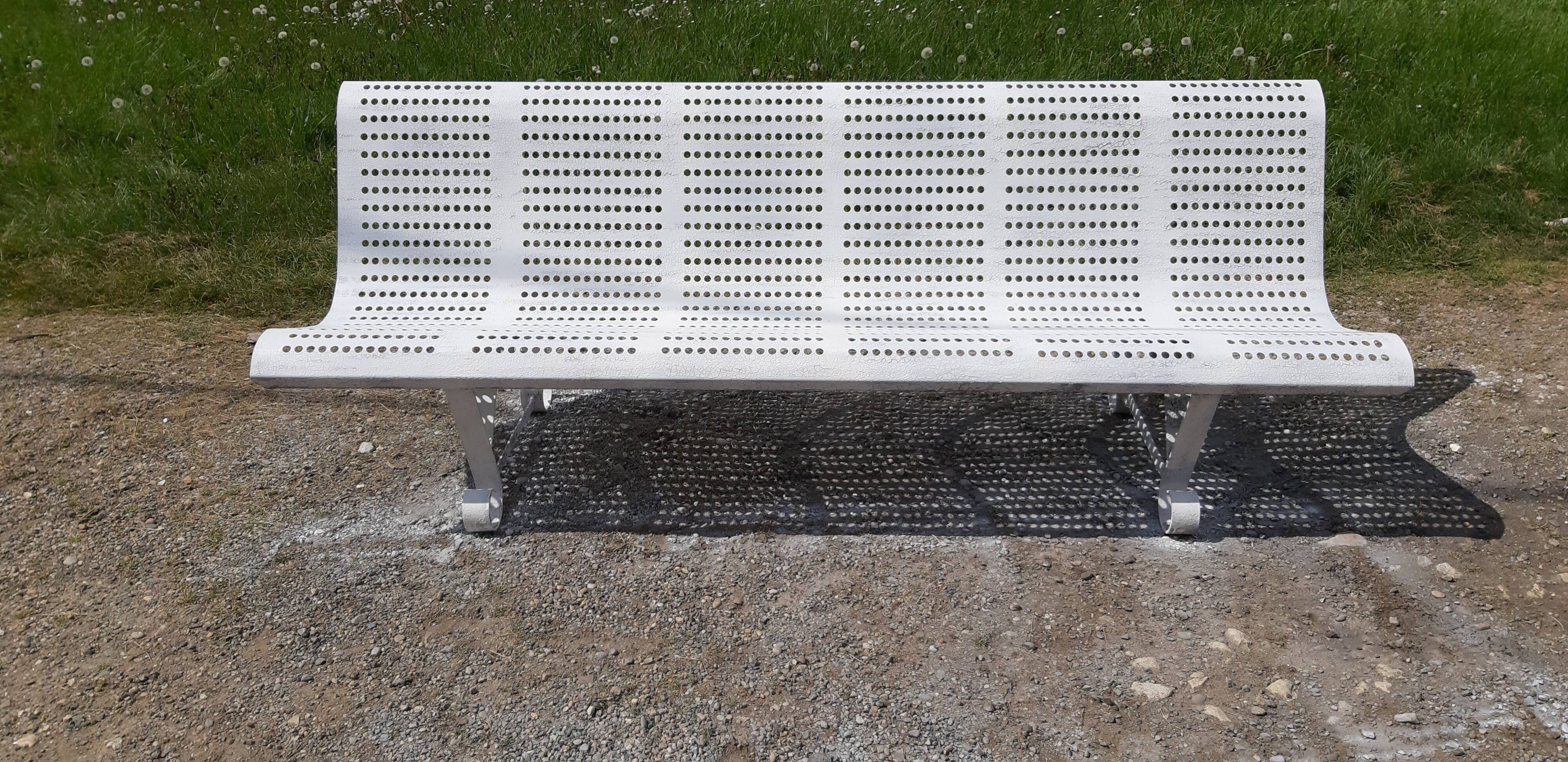 Wrought Iron Bench from the 50s by René Malaval