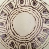 Circular, hollow dish. Ceramic from the 60s-70s