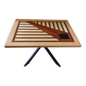 Table d'appoint en placage - effet