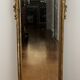 Miroir rocaille en résine dorée 98x34cm