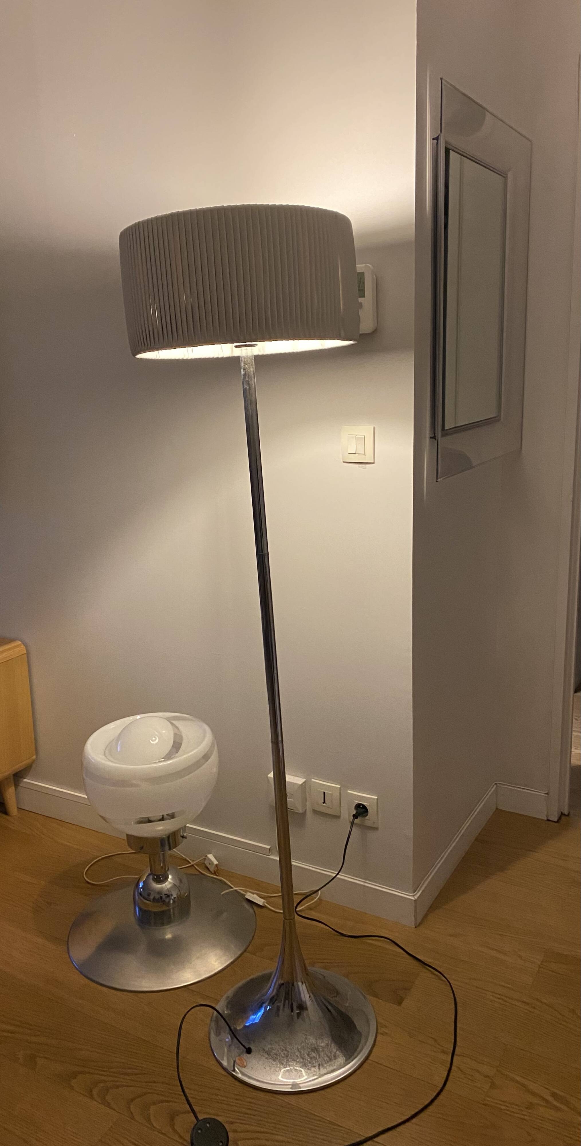 Kare floor lamps design plisse old vintage lighting design lamp