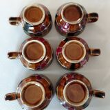 6 bistro coffee cups