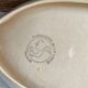 Plate barbotine duck / goose (French pottery)
