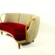 Danish Banana Sofa By N.A. Jørgensen Møbelfabrik, 1950s