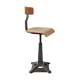Chaise réglable "singer" avec dossier