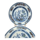 Set of 2 flat/semi-deep vintage plates Copeland England – Japonese-style decoration