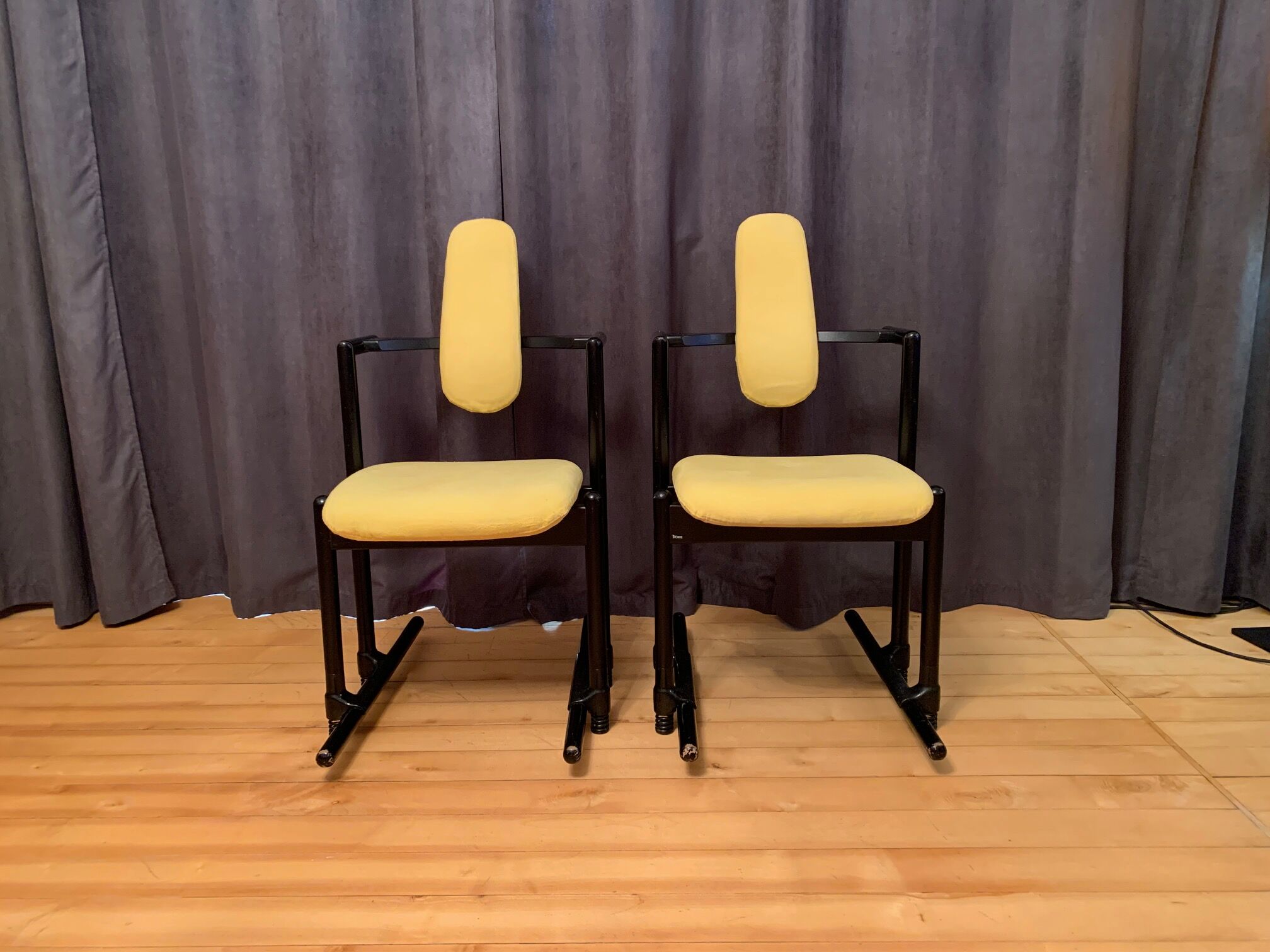 Pair of Flysit armchairs by Peter Opsvik Stokke Norway 1990s