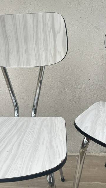 Pair of VINTAGE Formica CHAIRS