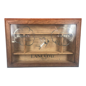 Boîte à poser bois vitrine Lancôme