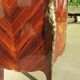 Dresser 2 doors Louis XV inlaid and painted