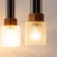 Luminaire tchécoslovaque, brutalisme, années 1970