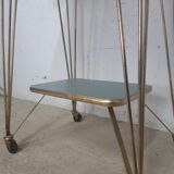 Vintage bar cart / plant table / trolley