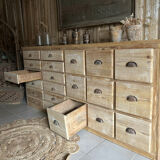 Antique workshop drawer unit from the early 20th century.