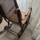 Thonet rattan rocking chair from the 1920s.