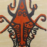 Wifredo LAM, El ultimo viaje del buque fantasma - 8, 1976. Original lithograph signed