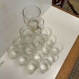 Set of 24 lever glasses