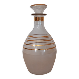 Carafe à liqueur à liseré doré