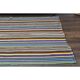 1970s Vintage Turkish Oushak Handmade Wool Cotton Blue Area Rug 157x259