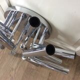 Suspension in chromed metal