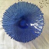 Cobalt blue glass dish