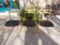 3 Scandinavian-style chairs, light wood and black faux leather