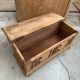 Oak storage bench
