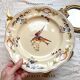 Vintage earthenware plate bird Cléry LONGCHAMP 1930