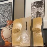 Brutalist ceramic lamp