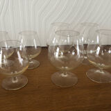 Crystal cognac glass set