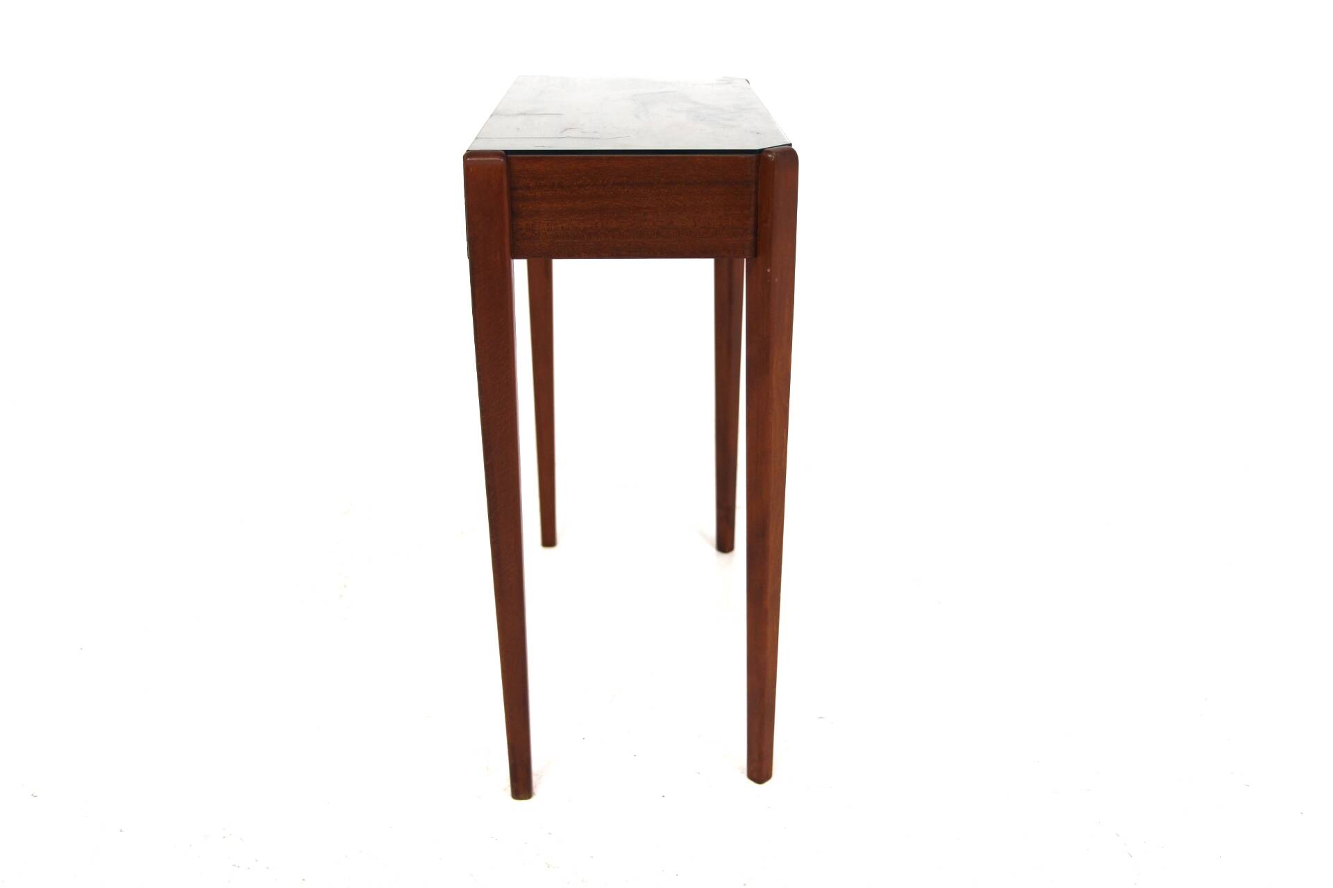 Mahogany bedside table, Sweden, 1950s