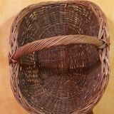 Wicker log basket