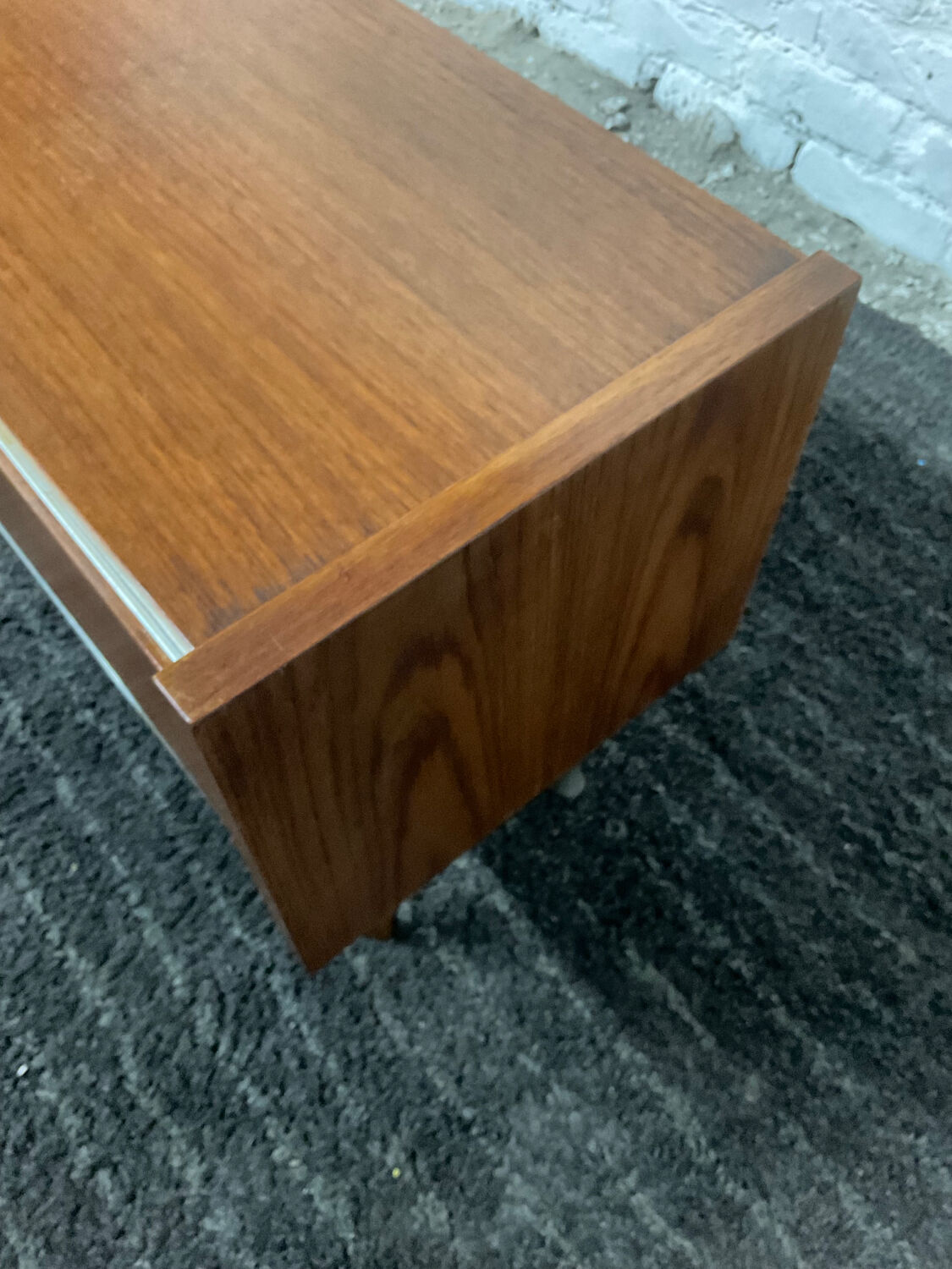 Pair of Scandinavian teak bedside tables