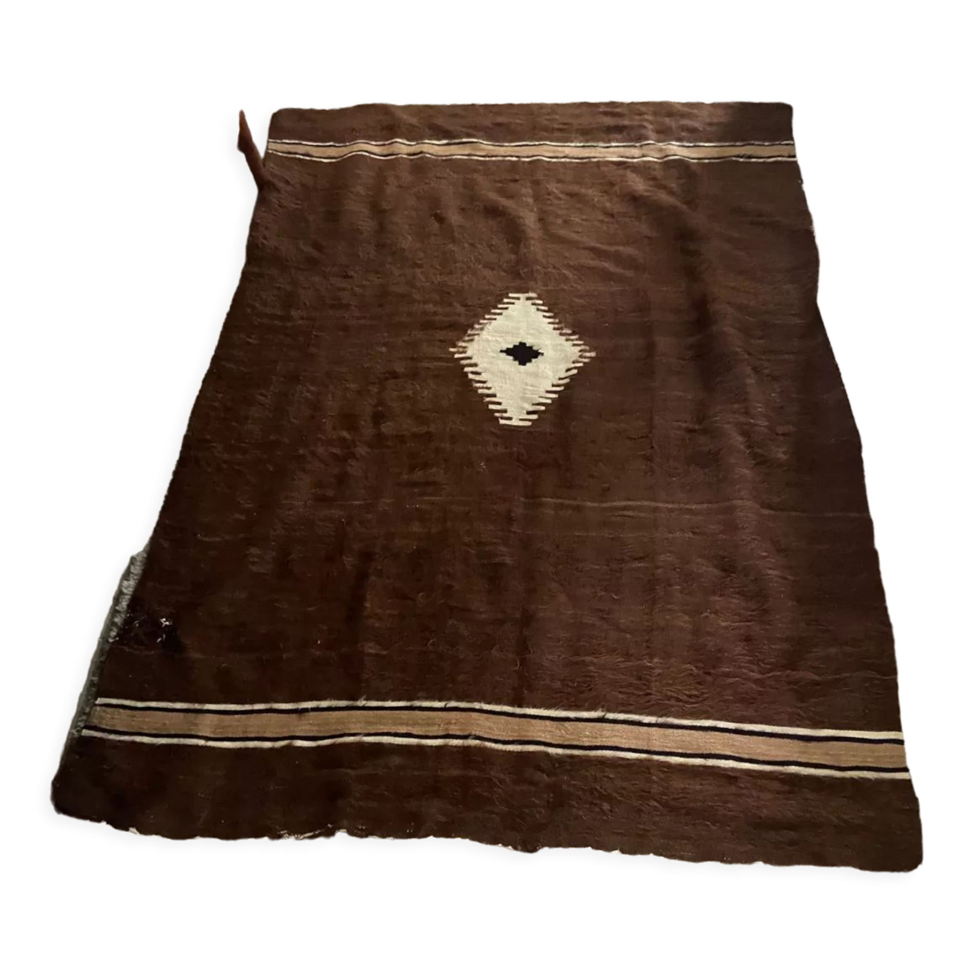 Ethnic mohair rug