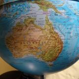 World map lamp