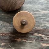 Box pot from La Colombe Pottery in Vallauris style glazed stoneware ceramic