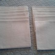 12 towels damask fabric Lin /Soie .decors foliage and coat of arms