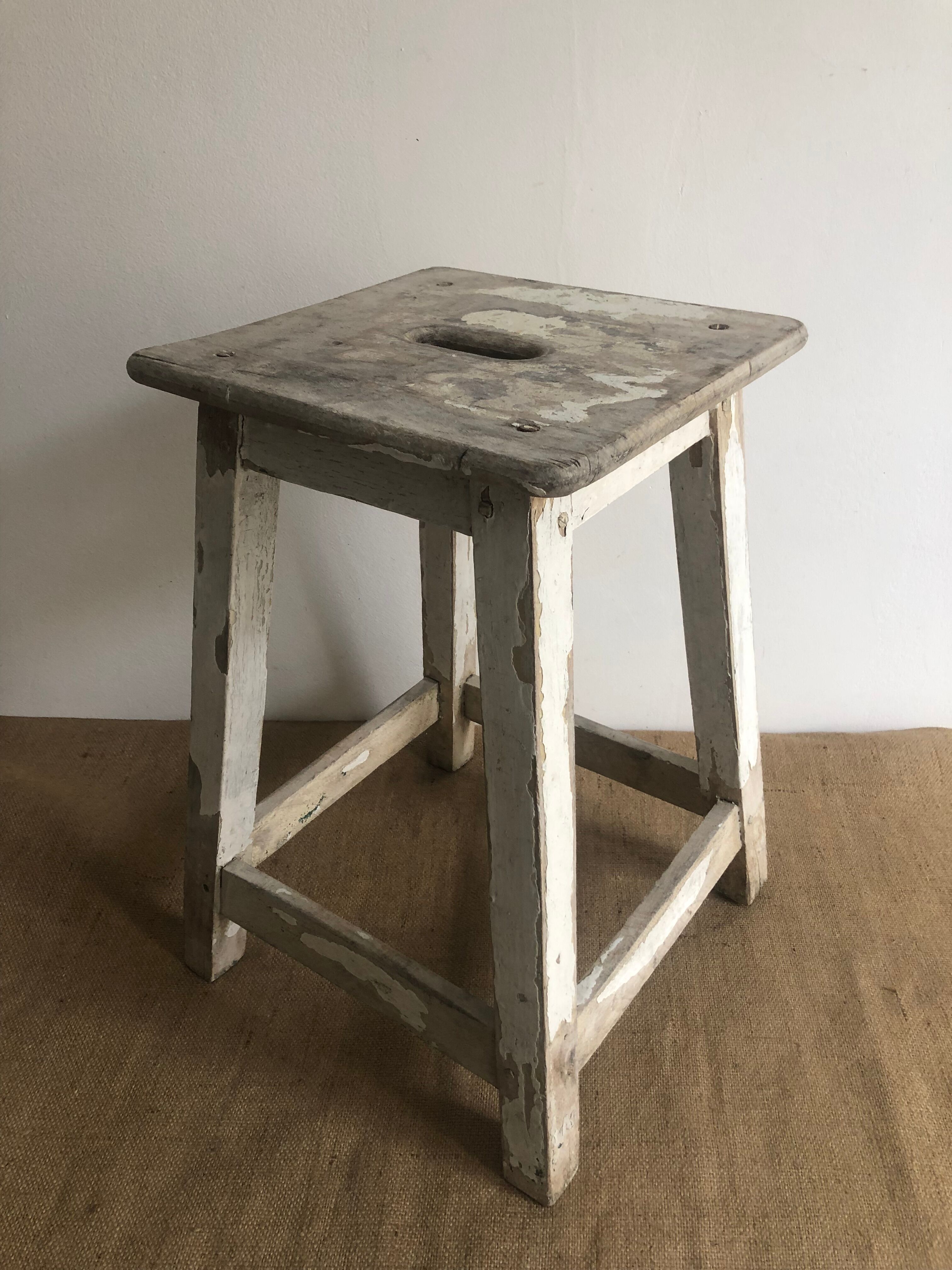 Old workshop stool