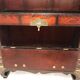 Furniture antique Korean storage box 1910 in wood and brass