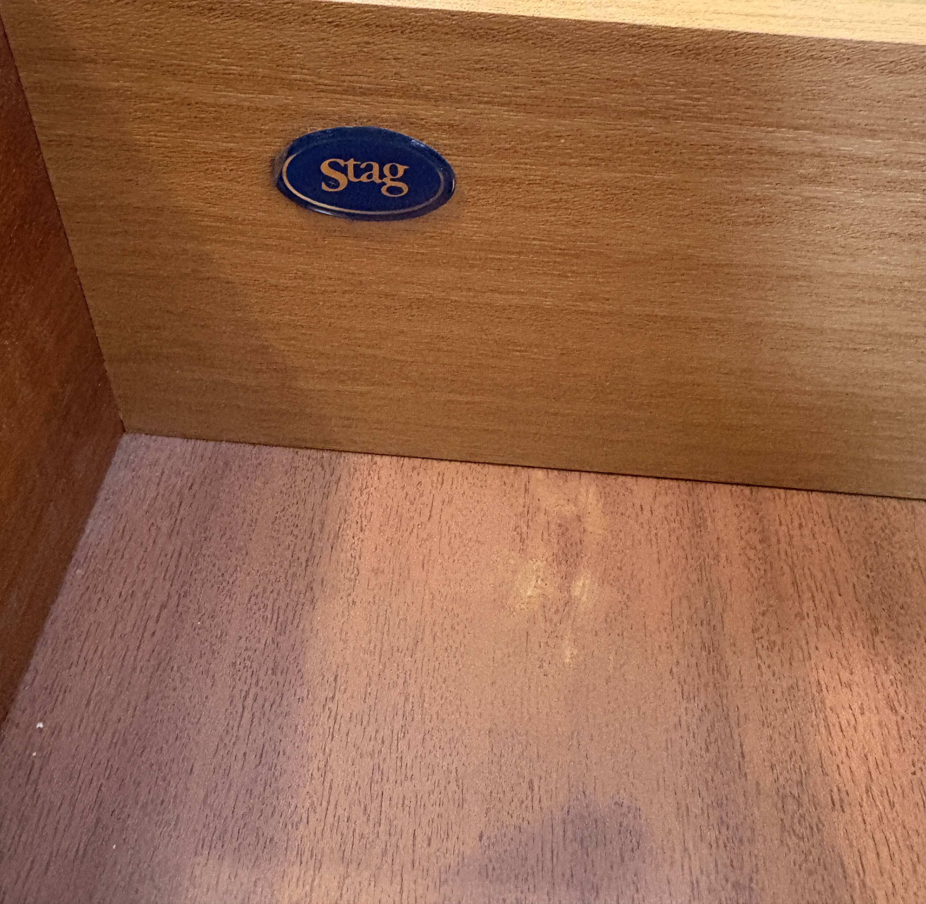 Pair of teak bedside tables by Stag, 1960-1970