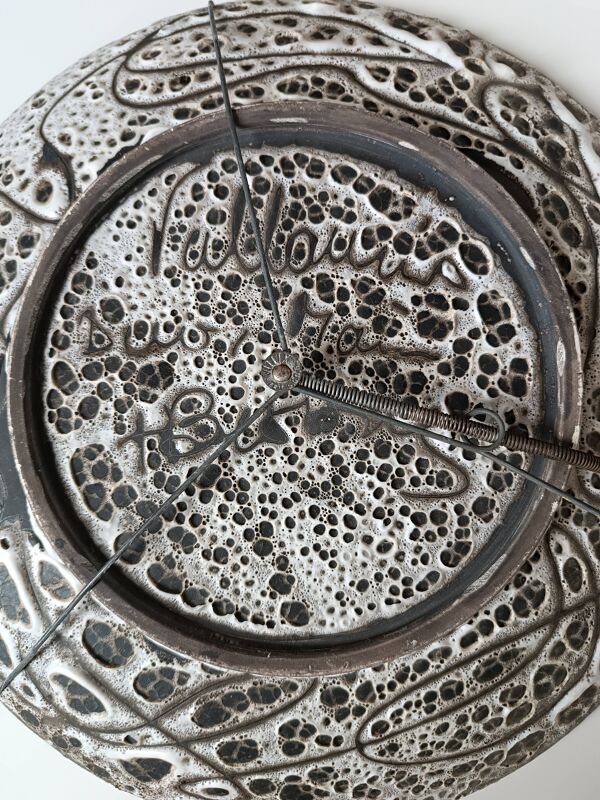 Huguette & marius bessone vallauris grand plat en céramique 1960