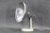 1950s Table Lamp with Aluminium Lampshade, Czechoslovakia