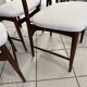 Suite 4 chaises Teck par Wilkhan pour Georg Leowald  Allemagne 1960