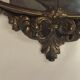 Round mirror in bronze 60x60cm