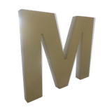 Bright letter M