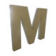 Bright letter M