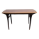 Vintage Scandinavian coffee table in teak and brass – 1960s